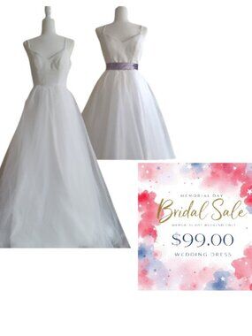 New Mingda Wedding Dress 8-10